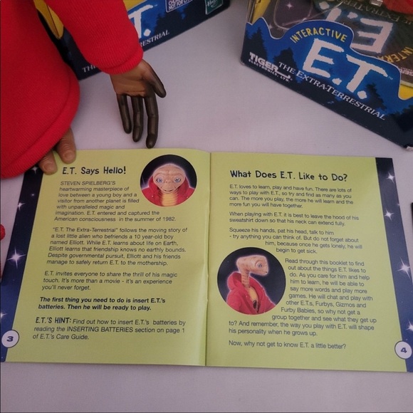 Furby E.T. 2000 The Extra-
Terrestrial Interactive
Talking E.T.Finger Glows - Picture 9 of 13